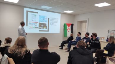 Photo of ممثل الجبهة بمنطقتي سكسونيا وبايرن ينشط محاضرة عن القضية الصحراوية .