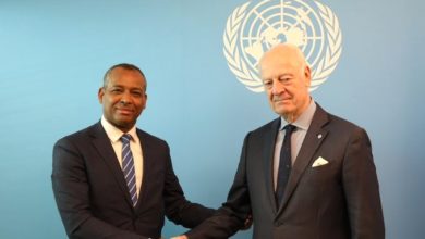 Photo of ممثل الجبهة بالأمم المتحدة والمنسق مع المينورسو يجري مشاورات مع المبعوث الشخصي للأمين العام للصحراء الغربية في نيويورك.