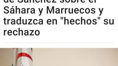 Photo of مدريد/ممثل جبهة البوليساريو في إسبانيا ل “اوروبا بريس” “تأمل جبهة البوليساريو في أن يغير فيجو موقف سانشيز من الصحراء الغربية وأن يترجم رفضه العلني الى “حقائق”.