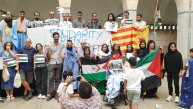 Photo of استقبال المتضامنان السويديان الدوليان ببرشلونة في إطار رحلتهم عبر العالم على الدرجات الهوائية للتعريف بالقضية الصحراوية.