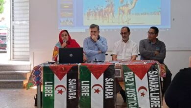Photo of الكاتبة فاطمة الغالية محمد سالم تقدّم كتابها الصادر حديثا خلال الأيام التضامنية مع القضية الصحراوية المنظمة بإشبيلية