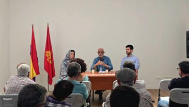 Photo of ماذا يحدث بالصحراء الغربية عنوان محاضرة بمقر الحزب الشيوعي بمدينة بامبلونا.