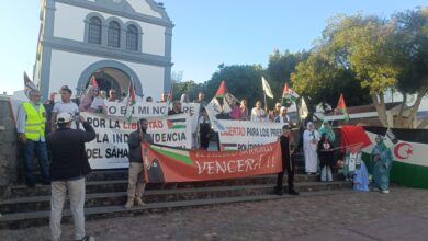 Photo of تنظيم وقفة إحتجاجية بمناسبة الذكرى الخمسين لإتفاقية مدريد أمام مقر الحكومة الإسبانية بجزيرة فويرتيبينتورا بالأرخبيل الكناري