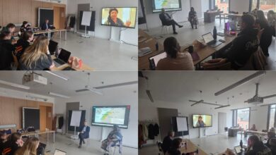 Photo of محاضرة حول القضية الصحراوية والقانون الدولي بجامعة ميتفايد الألمانية.