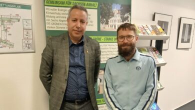 Photo of ممثل الجبهة الشعبية بسكسونيا و بايرن يلتقي بالمتحدث باسم السياسة الداخلية والقانونية بحزب الخضر الألماني