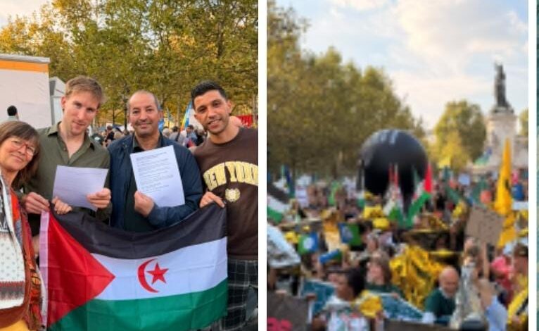 Photo of باريس: ناشطون صحراويون يثيرون قضايا البيئة وأوضاع المعتقلين السياسيين